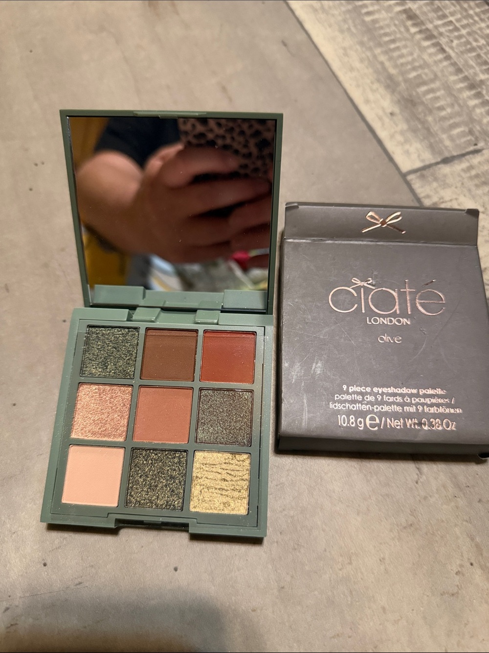 Ciaté London Olive 9-Pan Eyeshadow Palette — Green & Earth Shades